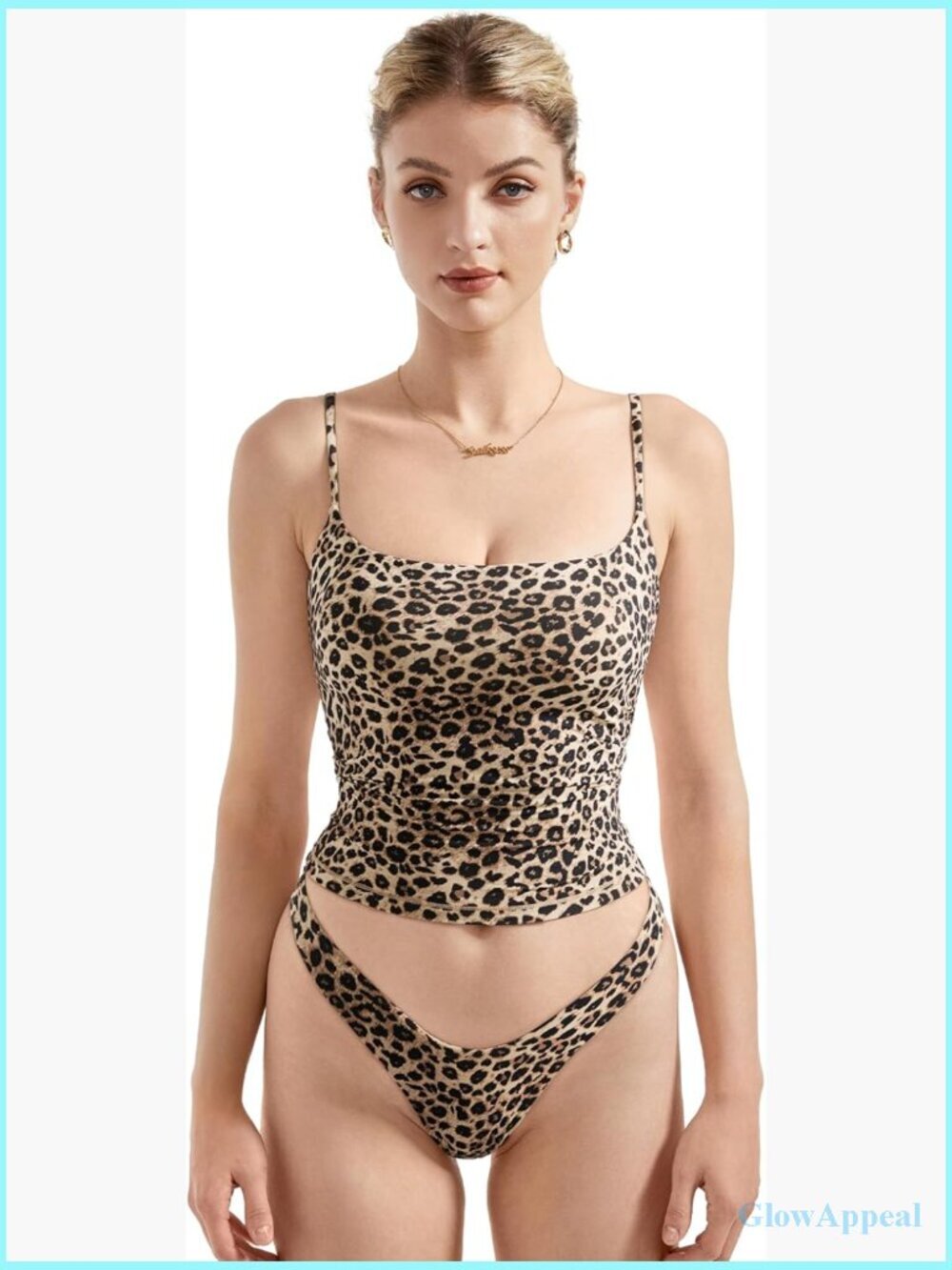 Double Line Square Neck Tank Top Y2K Going Out Basic Cami Shirt